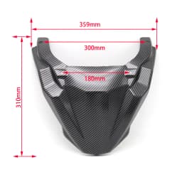 Carbon Fiber Texture Front Wheel Fender For Yamaha MT 09 Tracer 900 GT FJ09 18 2019 2020 2021 Beak Nose Cone Extension Cover