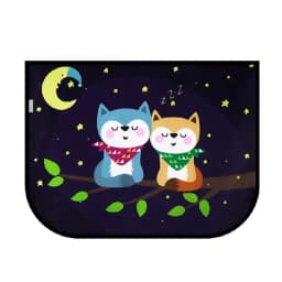 Universal Car Sun Shade Cover Magnetic UV Protection Curtain Side Window Sunshade Cover For Baby Kids Cute Cartoon Shade Tools