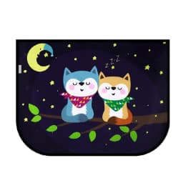 Universal Car Sun Shade Cover Magnetic UV Protection Curtain Side Window Sunshade Cover For Baby Kids Cute Cartoon Shade Tools