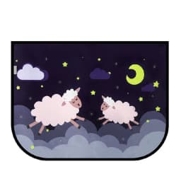 Universal Car Sun Shade Cover Magnetic UV Protection Curtain Side Window Sunshade Cover For Baby Kids Cute Cartoon Shade Tools