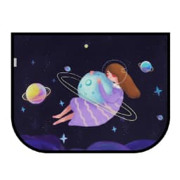 Universal Car Sun Shade Cover Magnetic UV Protection Curtain Side Window Sunshade Cover For Baby Kids Cute Cartoon Shade Tools