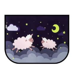 Universal Car Sun Shade Cover Magnetic UV Protection Curtain Side Window Sunshade Cover For Baby Kids Cute Cartoon Shade Tools