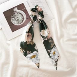 Fashion Leopard Print Bow Satin Long Ribbon Ponytail Scarf Hair Tie Scrunchies Women Girls Elastic Hair Bands Hair Accessories