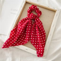 Fashion Leopard Print Bow Satin Long Ribbon Ponytail Scarf Hair Tie Scrunchies Women Girls Elastic Hair Bands Hair Accessories