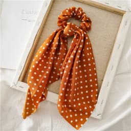 Fashion Leopard Print Bow Satin Long Ribbon Ponytail Scarf Hair Tie Scrunchies Women Girls Elastic Hair Bands Hair Accessories