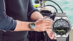 NORTH EDGE Men‘s Dive 50M Sports Digital Watch Luxury Full Steel Business Watches Waterproof 200m Altimeter Barometer Compass