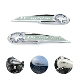 Motorcycles ABS Plastic Gas Tank Emblem Stickers Badge Decals For Yamaha Drag Star XV Vstar XVS 250 650 950 1100 1300 All Models