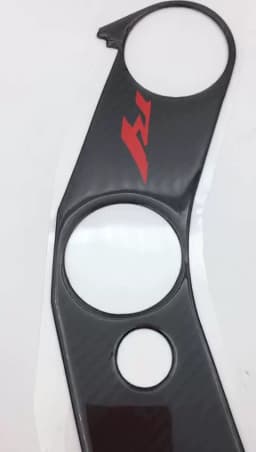 Motorcycle Pad Triple Tree Top Clamp Upper Front End Decals Carbon Fiber Stickers For Yamaha YZF1000 YZFR1 YZF-R1 2004 2005 2006