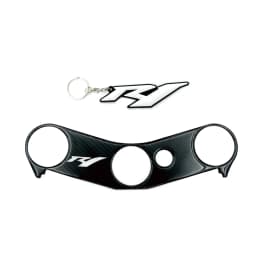 Motorcycle Pad Triple Tree Top Clamp Upper Front End Decals Carbon Fiber Stickers For Yamaha YZF1000 YZFR1 YZF-R1 2004 2005 2006
