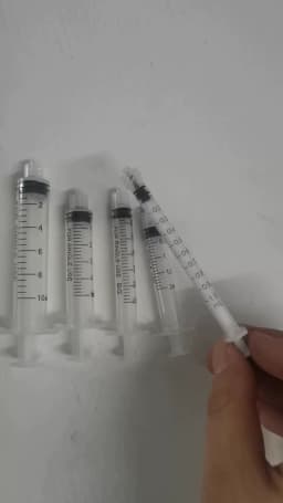 1ml 2ml 3m 5ml 10ml Luer Lock Syringe Ink Injection Industrial Dispensing
