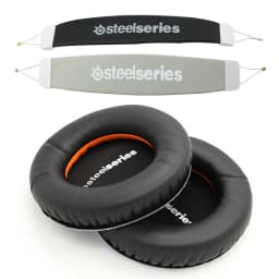For Steelseries Siberia V1 V2 V3 Headset Sponge Cushion Earbud Cover Headphone Replacement Foam Earpads +headband Pads