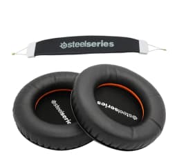 For Steelseries Siberia V1 V2 V3 Headset Sponge Cushion Earbud Cover Headphone Replacement Foam Earpads +headband Pads