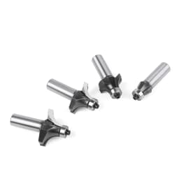 1/4&6mm Shank Corner Round Over Router Bit with Bearing Milling Cutter for Wood Woodwork Tungsten Carbide