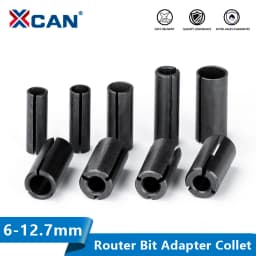 XCAN Router Bit Adapter Collet 6 6.35 8 10 12 12.7mm Precision Chuck for Milling Cutter End Mill Adapter CNC Machine Tool Holder