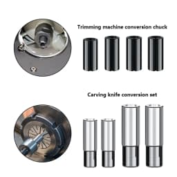XCAN Router Bit Adapter Collet 6 6.35 8 10 12 12.7mm Precision Chuck for Milling Cutter End Mill Adapter CNC Machine Tool Holder