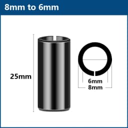 XCAN Router Bit Adapter Collet 6 6.35 8 10 12 12.7mm Precision Chuck for Milling Cutter End Mill Adapter CNC Machine Tool Holder