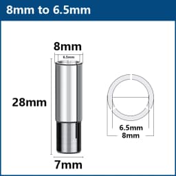 XCAN Router Bit Adapter Collet 6 6.35 8 10 12 12.7mm Precision Chuck for Milling Cutter End Mill Adapter CNC Machine Tool Holder