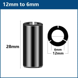 XCAN Router Bit Adapter Collet 6 6.35 8 10 12 12.7mm Precision Chuck for Milling Cutter End Mill Adapter CNC Machine Tool Holder