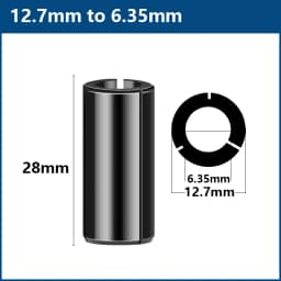 XCAN Router Bit Adapter Collet 6 6.35 8 10 12 12.7mm Precision Chuck for Milling Cutter End Mill Adapter CNC Machine Tool Holder