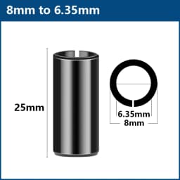 XCAN Router Bit Adapter Collet 6 6.35 8 10 12 12.7mm Precision Chuck for Milling Cutter End Mill Adapter CNC Machine Tool Holder