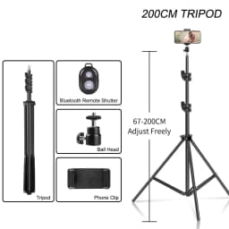 SH 150/170/200CM Selfie Light Tripod 1/4 Screw Head Photography Portable Stand Trepied Smartphone For Mini Photo Studio