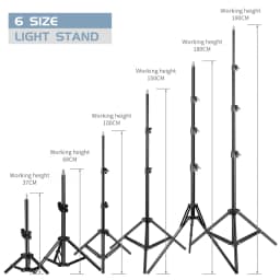 SH 150/170/200CM Selfie Light Tripod 1/4 Screw Head Photography Portable Stand Trepied Smartphone For Mini Photo Studio