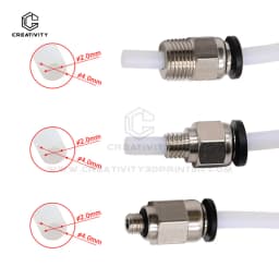 PC4-M6 PC4-M5 PC4-01 PC6-01 KJH04-M6 Pneumatic Connectors For PTFE Tube Coupler J-Head Fittings Ender 3 CR10 3D Printer