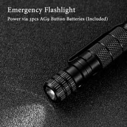 10-In-1 Self Defense Tactical Pen Emergency Flashlight Screwdriver Bottle Opener Window Breaker Outdoor Survival EDC Tool Gift