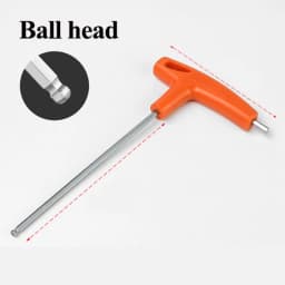 2/2.5/3/4/5/6/8/10mm Flat/Ball Head Hex Key Allen Wrench Hand Tool Universal Quick Snap Adapter Chrome Vanadium Steel Hexagona