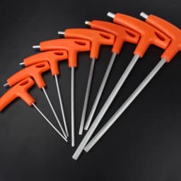 2/2.5/3/4/5/6/8/10mm Flat/Ball Head Hex Key Allen Wrench Hand Tool Universal Quick Snap Adapter Chrome Vanadium Steel Hexagona