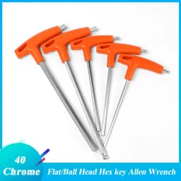 2/2.5/3/4/5/6/8/10mm Flat/Ball Head Hex Key Allen Wrench Hand Tool Universal Quick Snap Adapter Chrome Vanadium Steel Hexagona