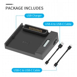 USB Battery Charger For Mavic Air 2 /2S Drone Fast Charger Battery USB Charging With TYPE C Cable Accessories