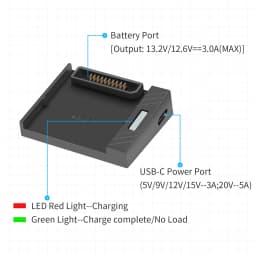USB Battery Charger For Mavic Air 2 /2S Drone Fast Charger Battery USB Charging With TYPE C Cable Accessories