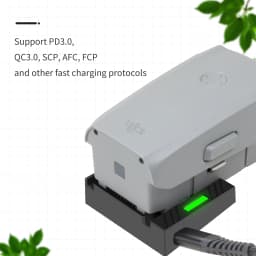 USB Battery Charger For Mavic Air 2 /2S Drone Fast Charger Battery USB Charging With TYPE C Cable Accessories