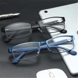 Fashion Hot Sale Men's Business Reading Glasses Titanium alloy Frame Male Hyperopia Presbyopia Prescription Vision Care Glasses