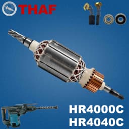 AC220V-240V HR4000C HR4040C Armature Rotor Anchor Motor Replacement Spare Parts For MAKITA Rotary Hammer