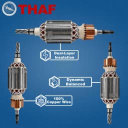 AC220V-240V HR4000C HR4040C Armature Rotor Anchor Motor Replacement Spare Parts For MAKITA Rotary Hammer