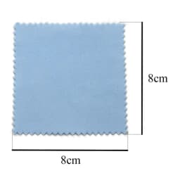 50/10 pcs 8x8cm Silver Polishing Cloth Jewelry Cleaning Anti Tarnish Reusable Soft Wiping Cloth Keep Jewelry Shining Tools