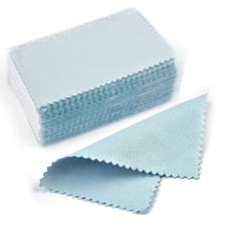 50/10 pcs 8x8cm Silver Polishing Cloth Jewelry Cleaning Anti Tarnish Reusable Soft Wiping Cloth Keep Jewelry Shining Tools