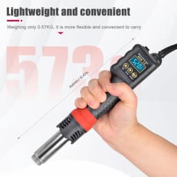JCD 750W Micro Hot Air Gun 8208 Portable LCD Display Rework Station Heat Gun Hair Dryer Temperature Adjustable BGA Welding Tools