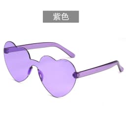 Free shipping 2023 Candy color heart shape ocean personality glasses sunglasses
