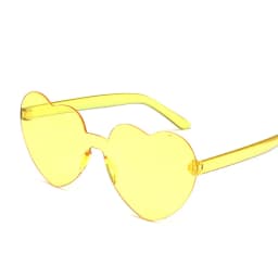 Free shipping 2023 Candy color heart shape ocean personality glasses sunglasses