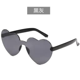 Free shipping 2023 Candy color heart shape ocean personality glasses sunglasses