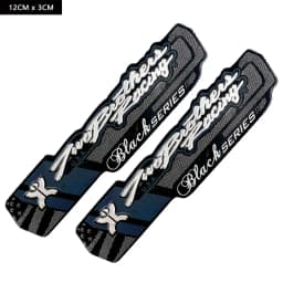 2PCS/Lot Aluminium Motorcycle Exhaust Pipes Pipe Decal Stickers Accessories For USA Brother for YAMAHA Kawasaki Suzuki Honda