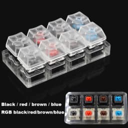 Switch Tester Cherry MX Kailh Gateron Greetech  RGB BOX black red brown blue 4 6 8 9 12 Key Keycaps Mechanical Keyboard Switch