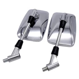1 Pair Universal 10mm Handle Bar Motorcycle Rearview Motorbike Mirror Side Mirrors Accessories for Honda Suzuki Yamaha Kawasaki