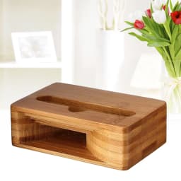 Phone Sound Amplifier Universal Phone Holder Stand Cellphone Wood Loudspeaker Holder