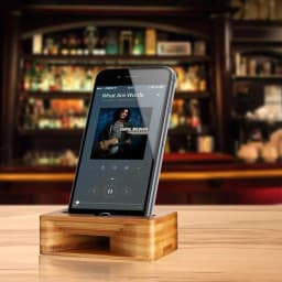 Phone Sound Amplifier Universal Phone Holder Stand Cellphone Wood Loudspeaker Holder