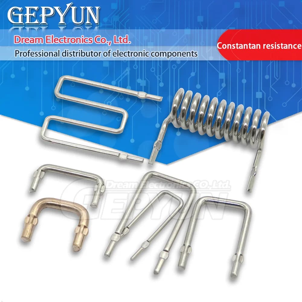 10PCS Constantan resistance / sampling resistor 0.001R ~ 0.1R pitch 10mm 12.5mm 15mm 20mm /1mR ~ 100mR 3mR 5mR 6mR 10mR 40mR