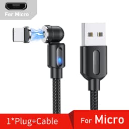 Lovebay Magnetic Cable Type C Cable 2.4A USB 540 Rotate Micro Fast Charger 0.5M /1M/2M Charging Cable For Samsung Xiaomi